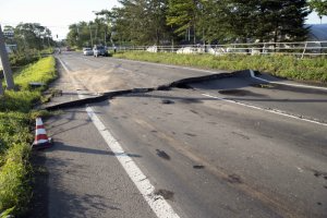 "이런 강한 지진은 처음" 일본 홋카이도 지진 피해 현장 [포토뉴스]